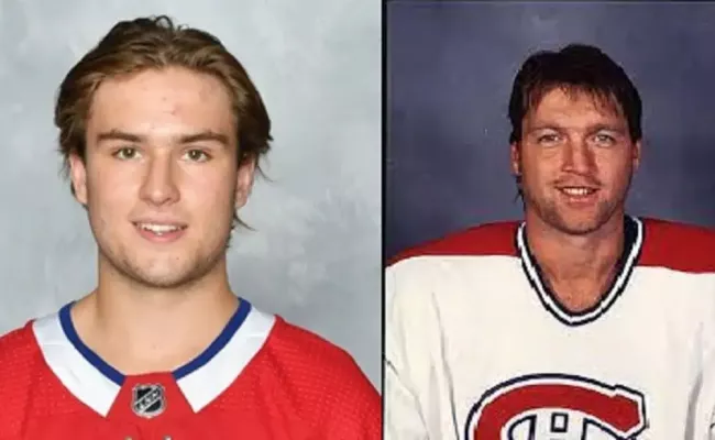 Joshua Roy in the left and Patrick Roy in the right.