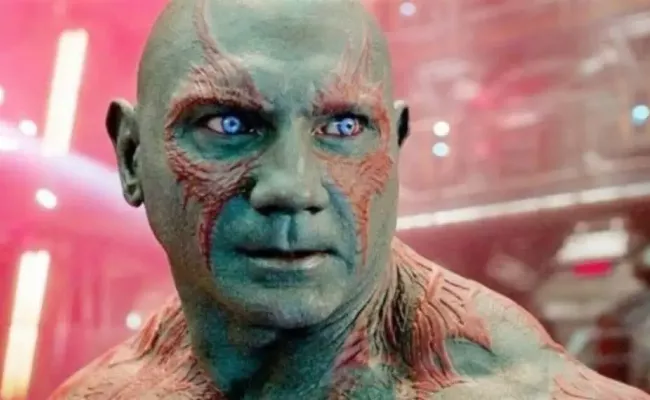 Dave Bautista’s Drax is a member of the Guardians team led by Chris Pratt’s Star-Lord.