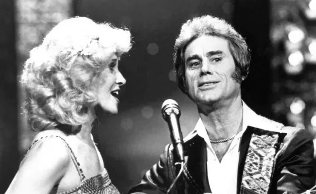 Country music star George Jones with his late wife, Tammy Wynette. (Source: The Washington Post)