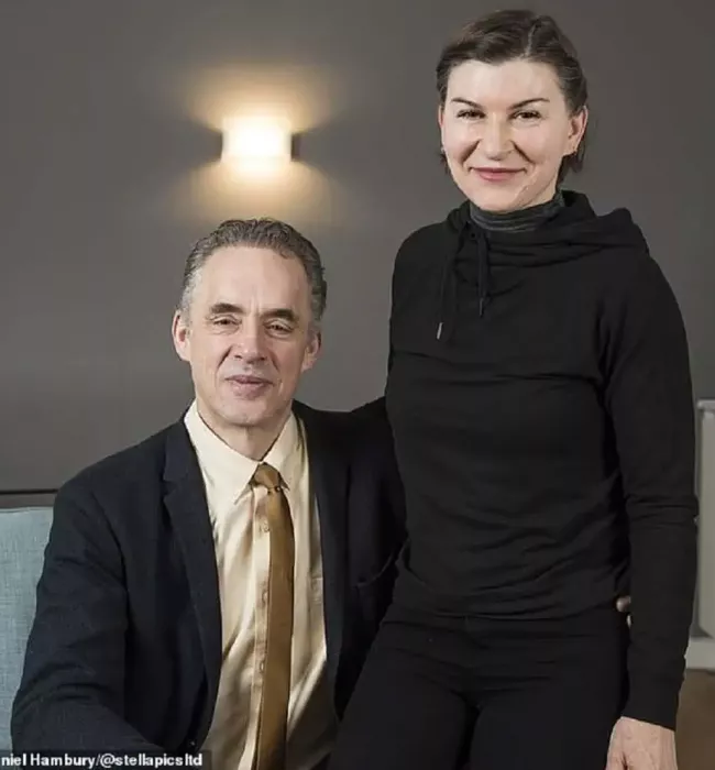 Jordan Peterson with his wife