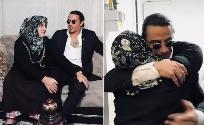 Salt Bae met his mother after two years. (Source: Gulf Today) 