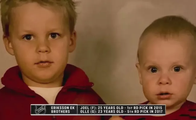 Childhood picture of the Eriksson Ek brothers. (Source: Twitter)