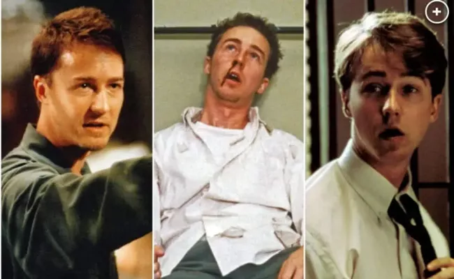 Edward Norton in 2001’s “The Score,” 1999’s “Fight Club” and 1996’s “Primal Fear” craziest and quirkiest characters ever (Source- The New York Post)