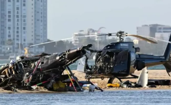 The Gold Coast helicopter crash video