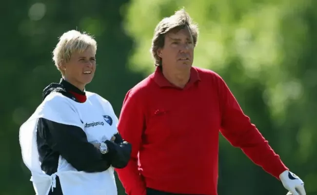 Barry Lane and his wife Camilla are looking for the second round of the BMW PGA Championship in May 2009. (Source: Golf Channel)