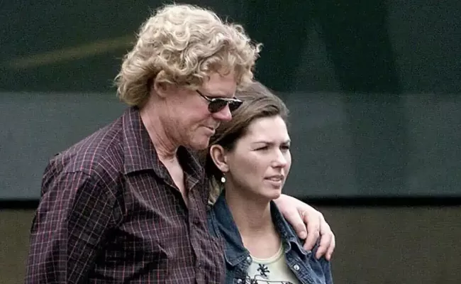 Shania Twain with her ex-husband, Robert Lange