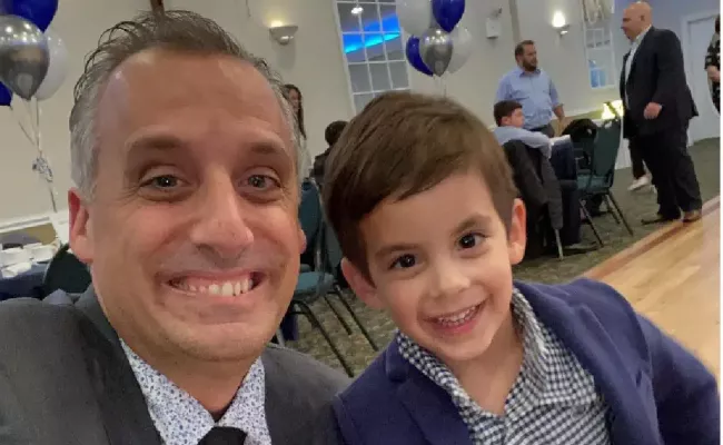 Joe Gatto posted a picture with his son with a funny caption. (Source: Instagram)