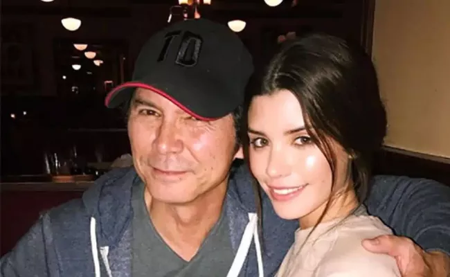 Lou Diamond Phillips with his model daughter, Grace. (Image Source: E! News)