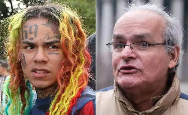 The New York-based musician Tekashi69 and his biological father. (Image Source: Page Six)