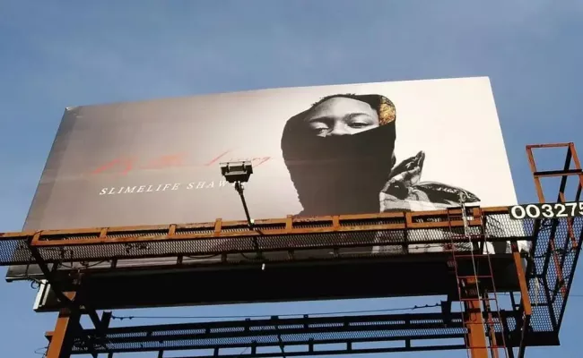 Slimelife Shawty Promoting His Album Through Billboard (Source: Instagram)
