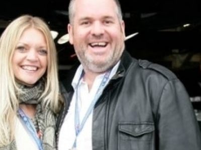 Sophie Waite and Chris Moyles