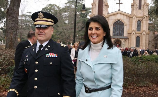 Nikki Haley and Michael Haley have been married since tying the knot in 1996. ( Source: CBS News )