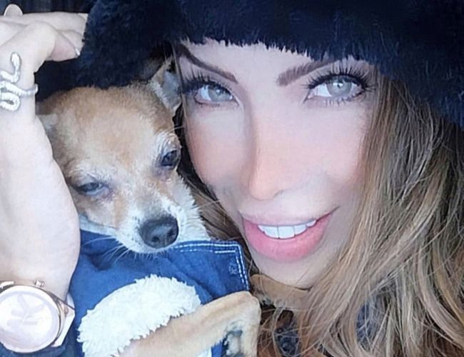 Nicole Akari is a dog lover, and she often posts images with her pet dog on Instagram. (Source: Instagram)