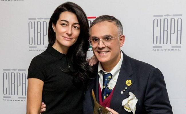 Vincenzo Guzzo pictured with his wife Maria Farella Guzzo. (Image Source: Facebook)