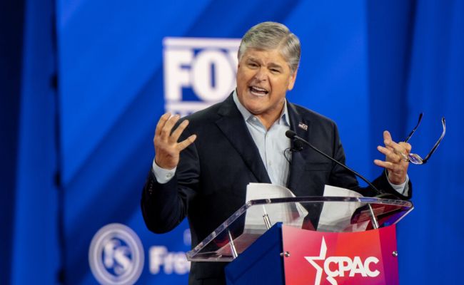 No reports indicate that Sean Hannity has been subjected to arrest. (Image Source: NPR)